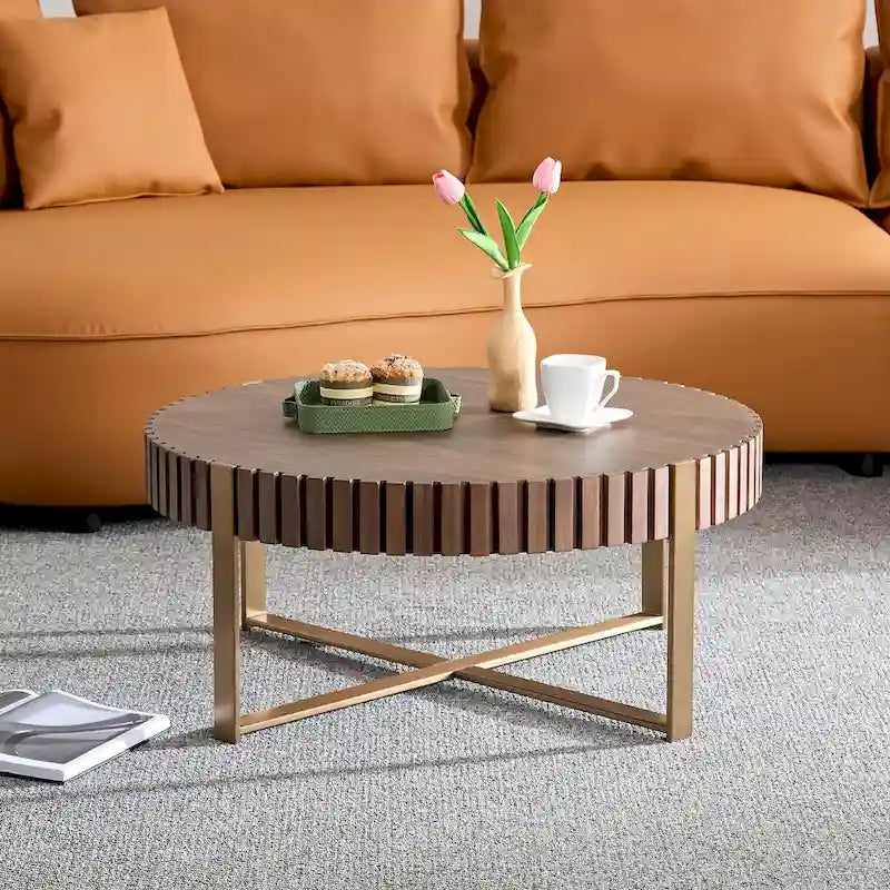 Runder Couchtisch für das Wohnzimmer