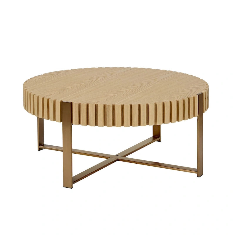 Runder Couchtisch für das Wohnzimmer