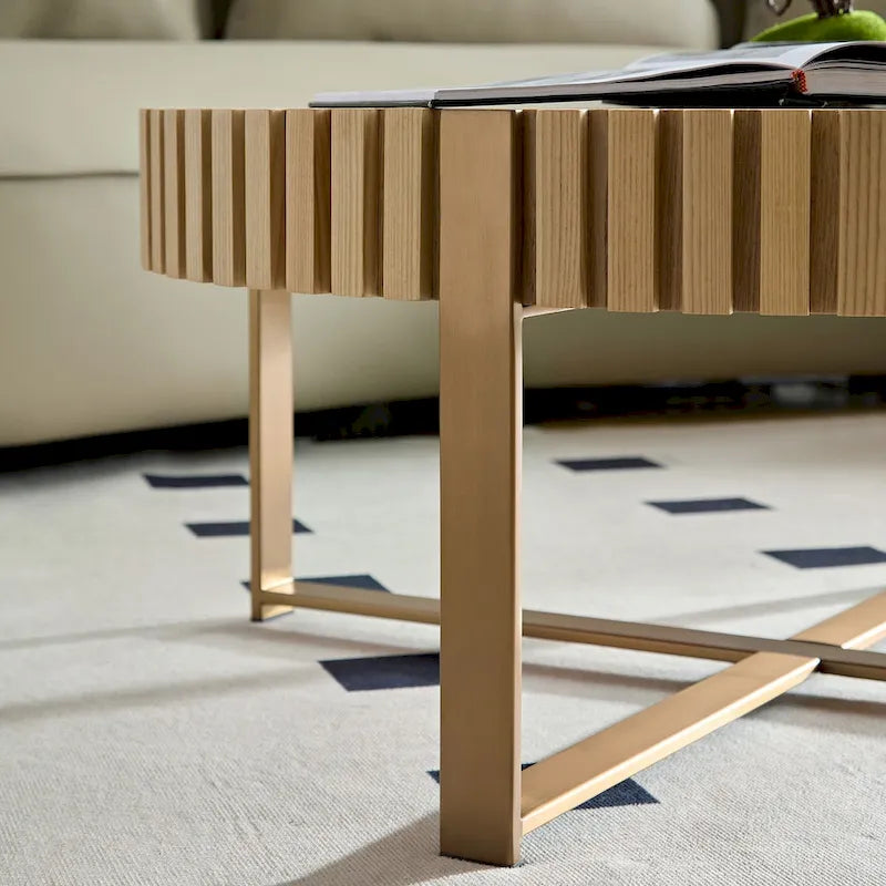 Runder Couchtisch für das Wohnzimmer
