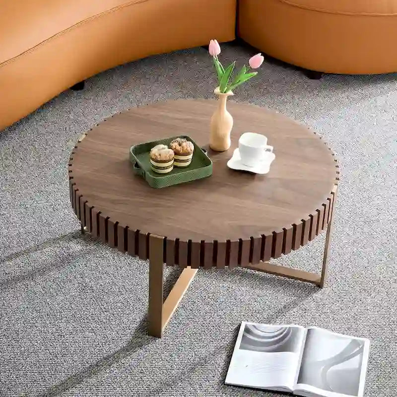 Runder Couchtisch für das Wohnzimmer