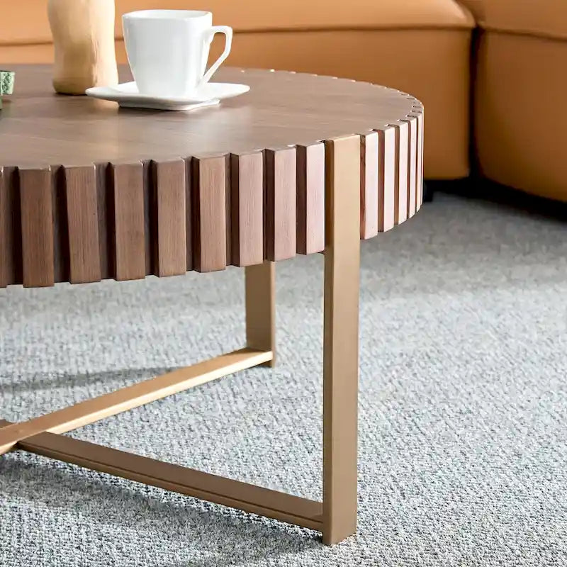 Runder Couchtisch für das Wohnzimmer