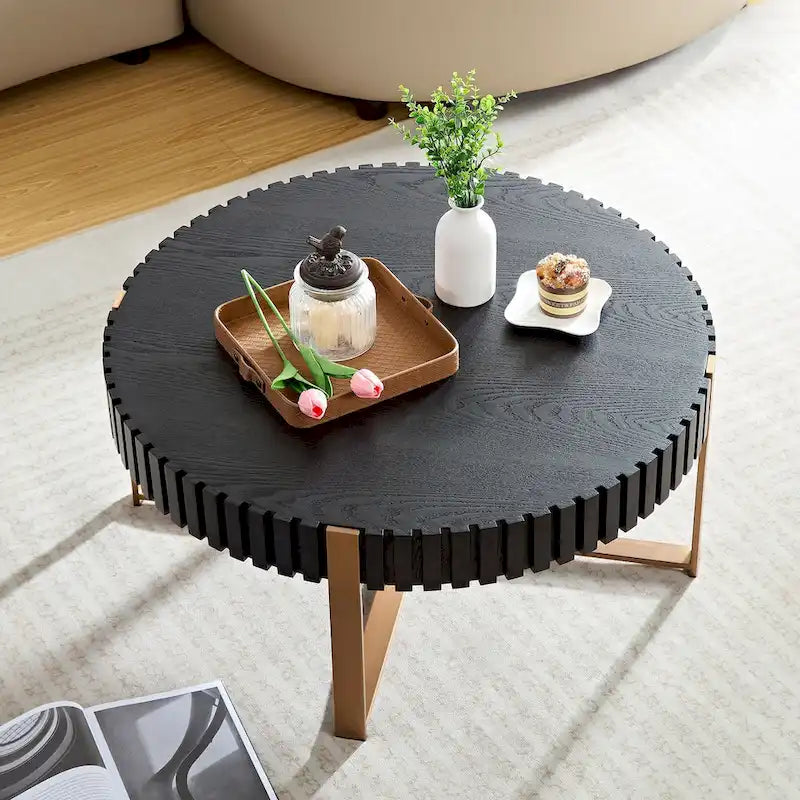 Runder Couchtisch für das Wohnzimmer