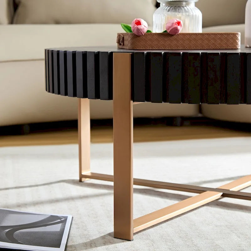 Runder Couchtisch für das Wohnzimmer