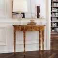 Hampton Demilune Burl 36 Konsolentisch