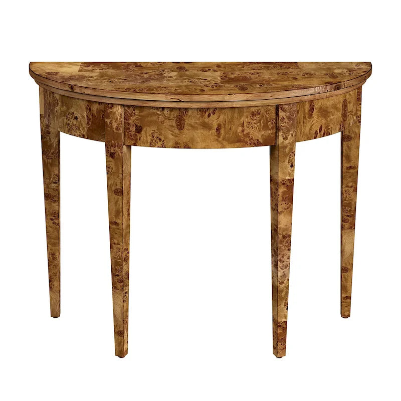 Hampton Demilune Burl 36 Konsolentisch