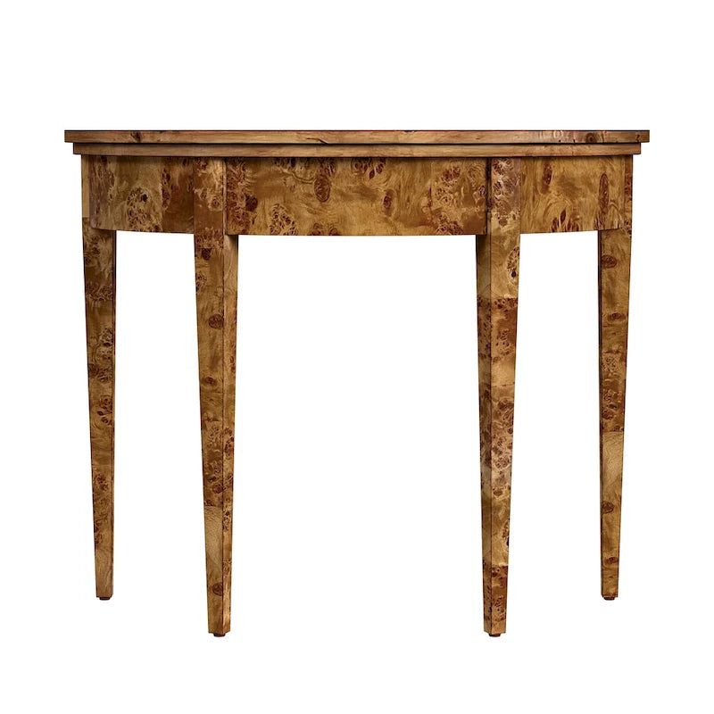 Hampton Demilune Burl 36 Konsolentisch