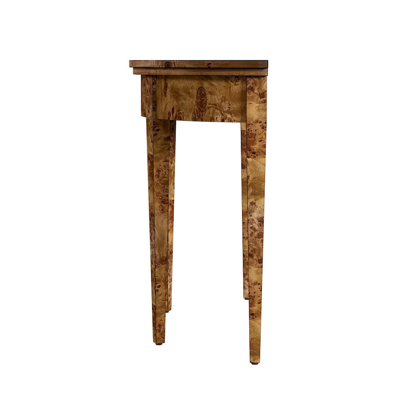 Hampton Demilune Burl 36 Konsolentisch
