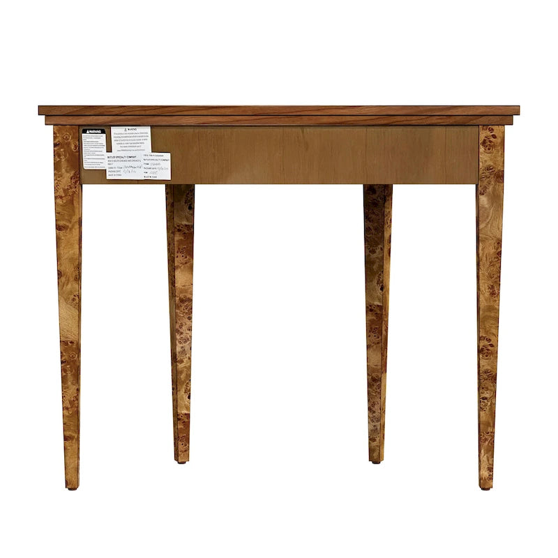Hampton Demilune Burl 36 Konsolentisch