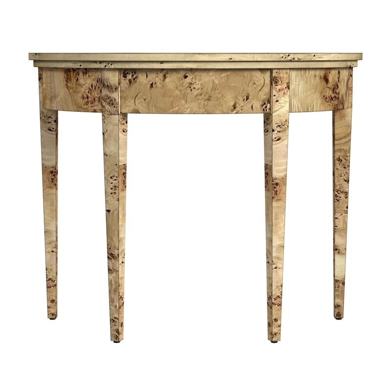 Hampton Demilune Burl 36 Konsolentisch
