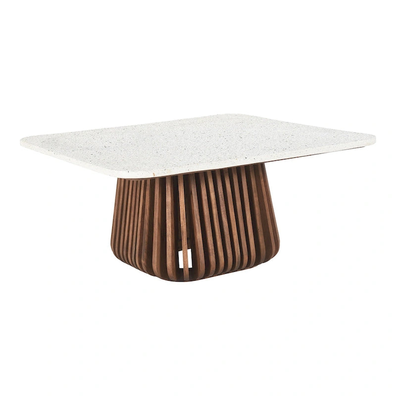 Tera Quadratischer Couchtisch aus Marmor