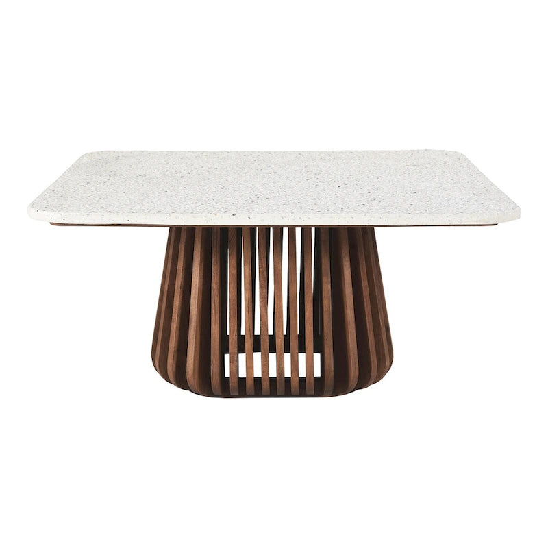 Tera Quadratischer Couchtisch aus Marmor