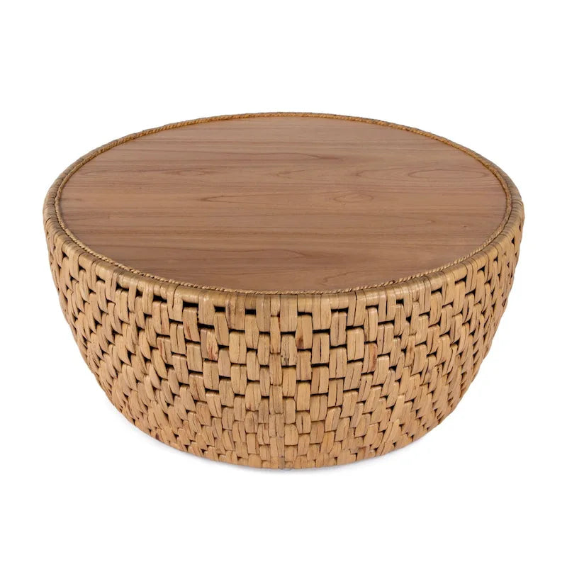 Captiva Couchtisch aus Rattan (rund)