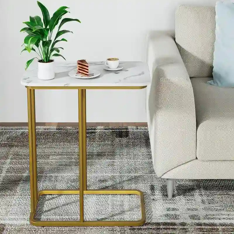 Kleiner Beistelltisch für Wohnzimmer, Nachttisch/Kaffeetisch für Couch, Sofatisch für Schlafzimmer