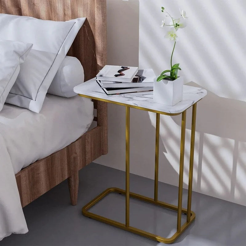 Kleiner Beistelltisch für Wohnzimmer, Nachttisch/Kaffeetisch für Couch, Sofatisch für Schlafzimmer