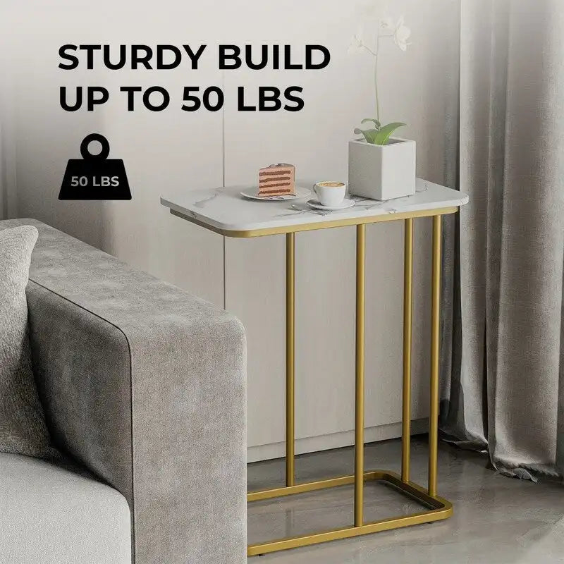 Kleiner Beistelltisch für Wohnzimmer, Nachttisch/Kaffeetisch für Couch, Sofatisch für Schlafzimmer