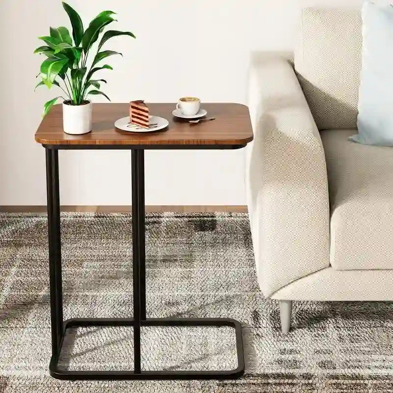 Kleiner Beistelltisch für Wohnzimmer, Nachttisch/Kaffeetisch für Couch, Sofatisch für Schlafzimmer