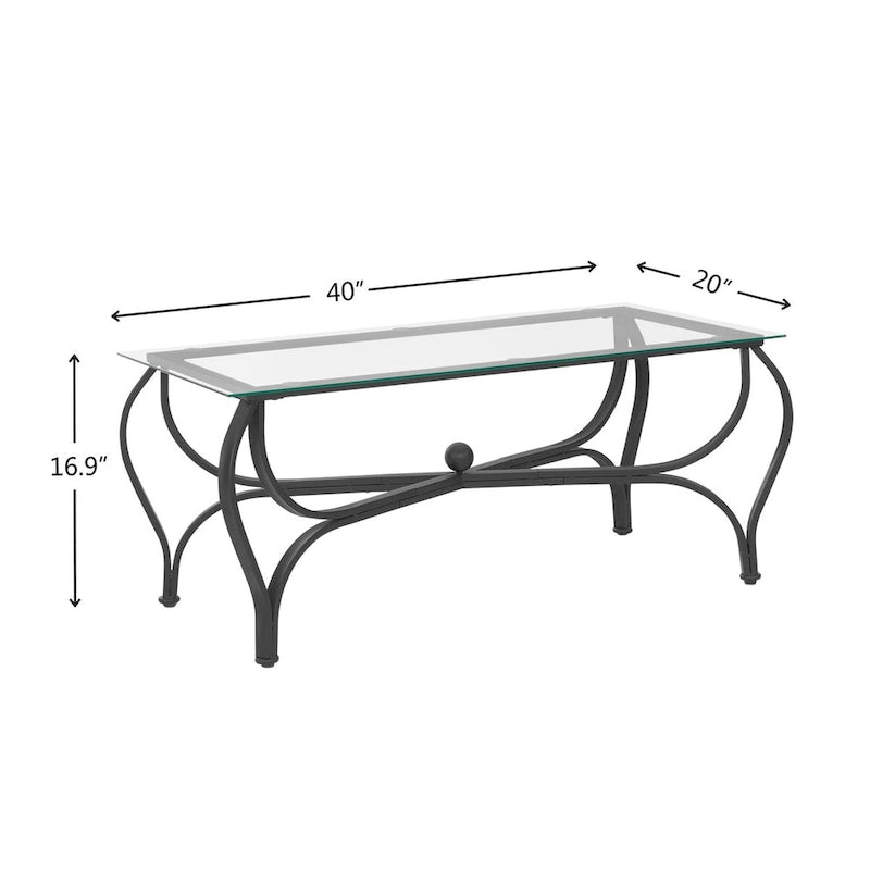 3-teiliges Couchtisch-Set mit Hartglas-Oberfläche