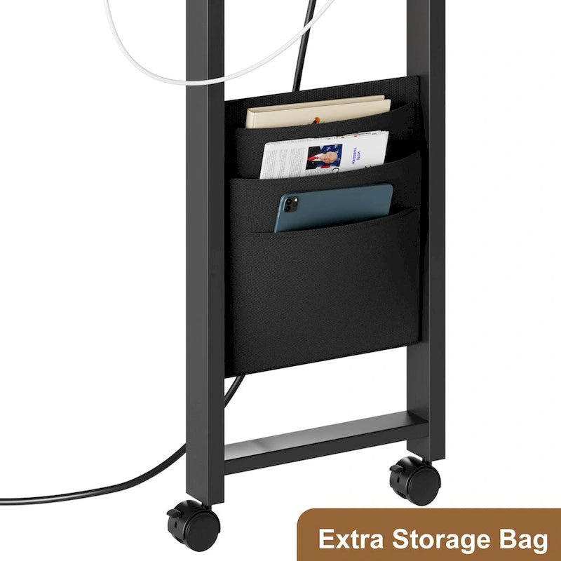 Beistelltisch drehbarer Sofa-Beistelltisch mit Ladestation