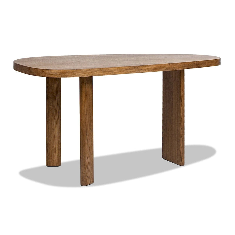 Melvin 60 Konsolentisch, länglich-oval, Eichenholz