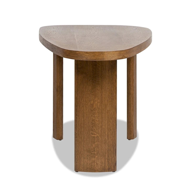 Melvin 60 Konsolentisch, länglich-oval, Eichenholz