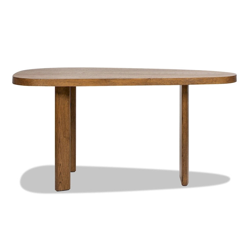 Melvin 60 Konsolentisch, länglich-oval, Eichenholz