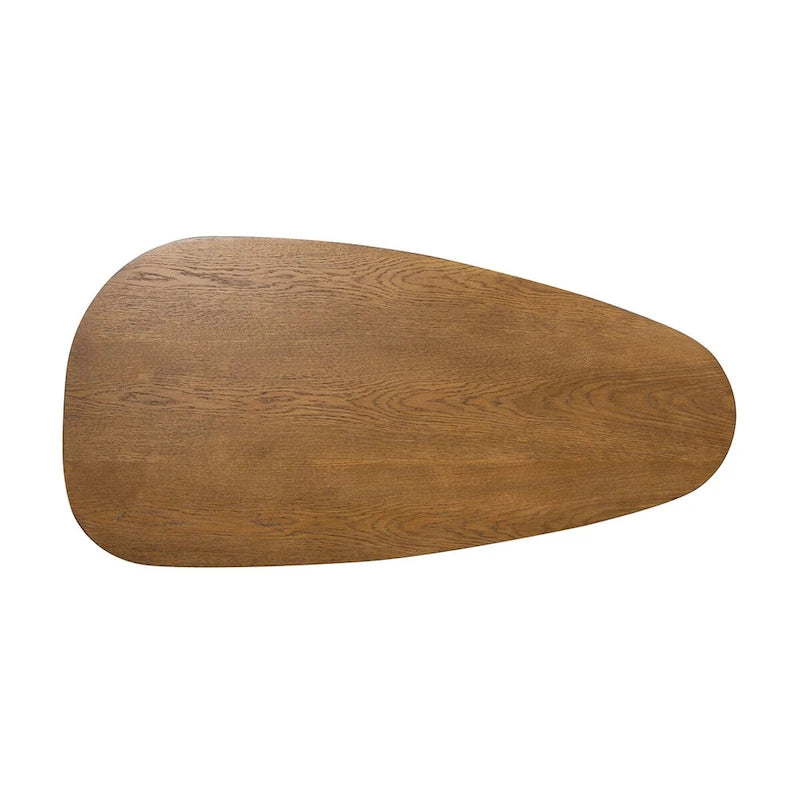 Melvin 60 Konsolentisch, länglich-oval, Eichenholz