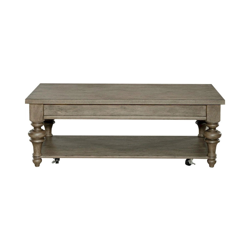 Americana Farmhouse Dusty Taupe 3-teiliges Couchtisch-Set