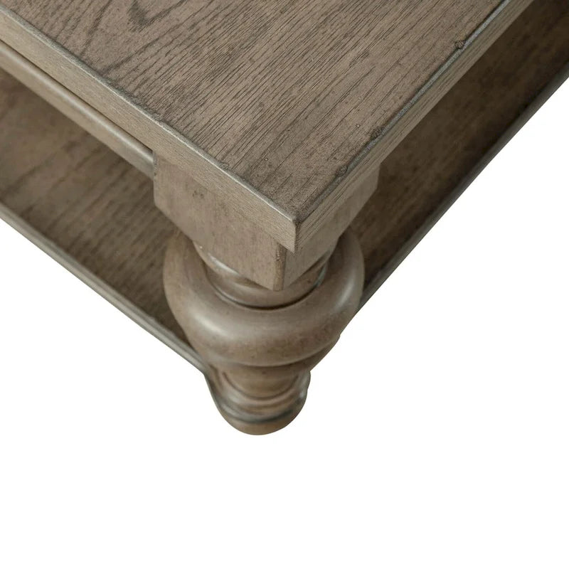Americana Farmhouse Dusty Taupe 3-teiliges Couchtisch-Set