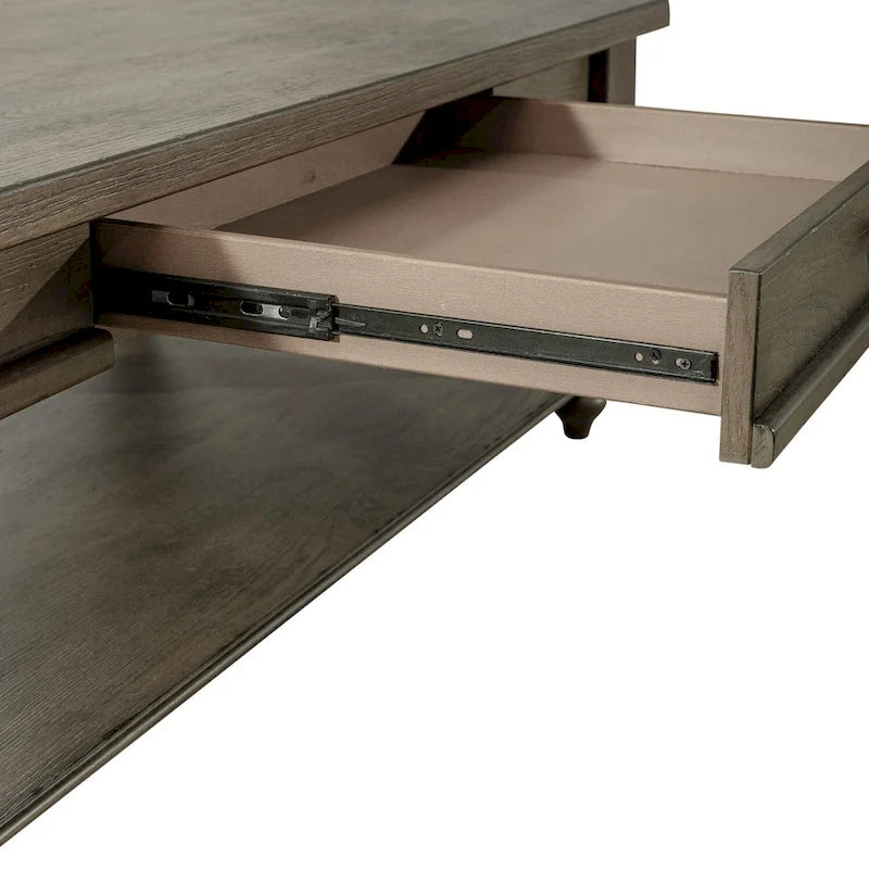 Americana Farmhouse Dusty Taupe 3-teiliges Couchtisch-Set