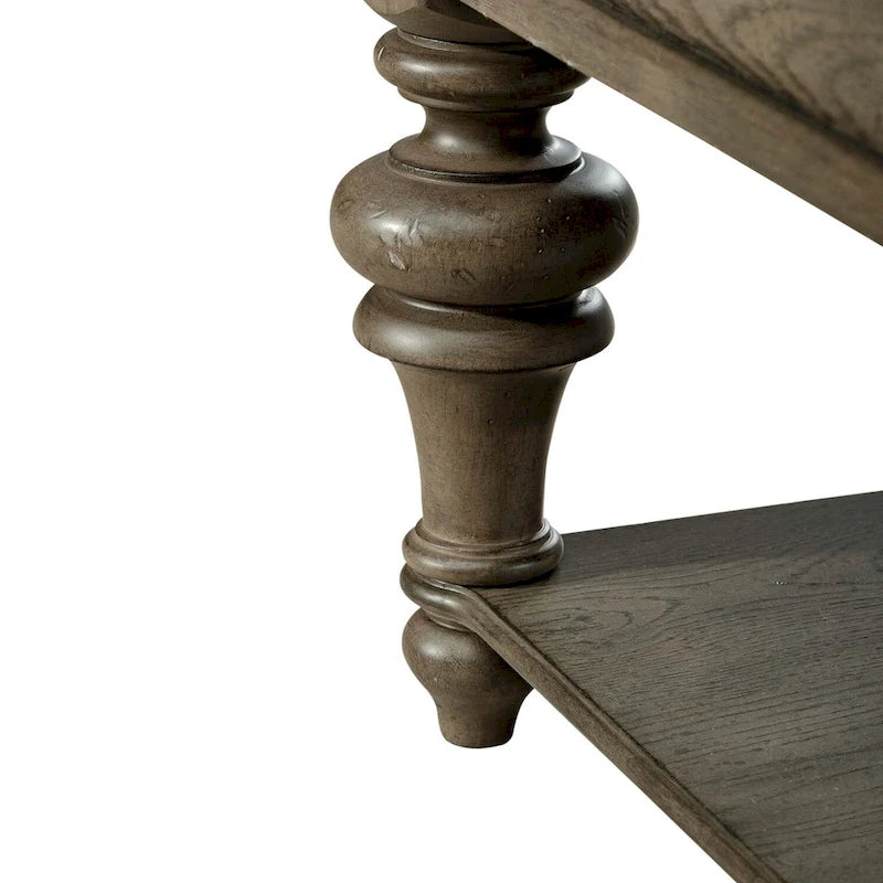 Americana Farmhouse Dusty Taupe 3-teiliges Couchtisch-Set