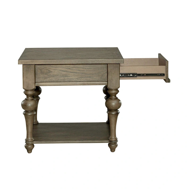 Americana Farmhouse Dusty Taupe 3-teiliges Couchtisch-Set