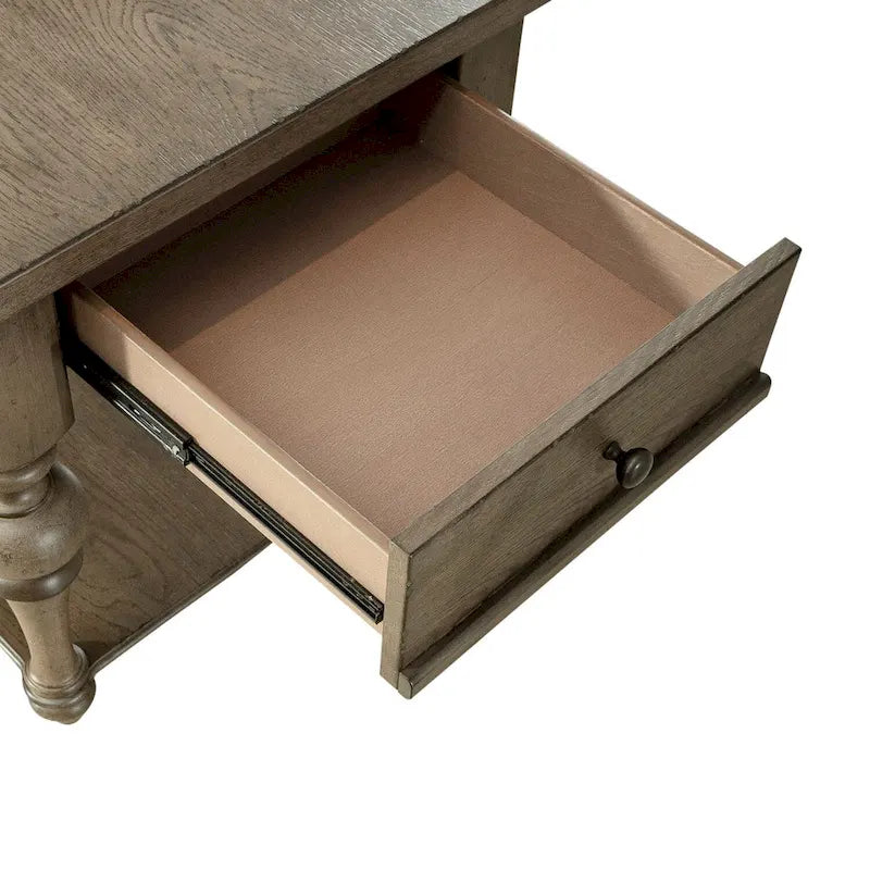 Americana Farmhouse Dusty Taupe 3-teiliges Couchtisch-Set