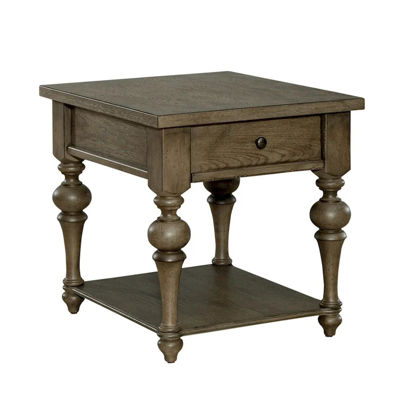 Americana Farmhouse Dusty Taupe 3-teiliges Couchtisch-Set