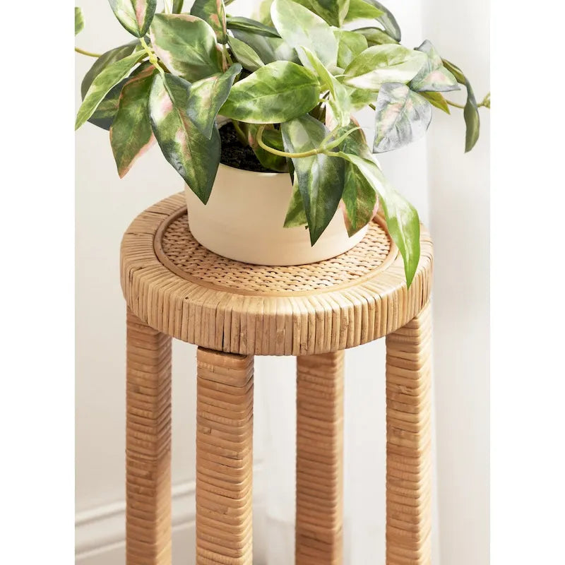 Kate and Laurel Rafina Rattan Beistelltisch - 9x9x22