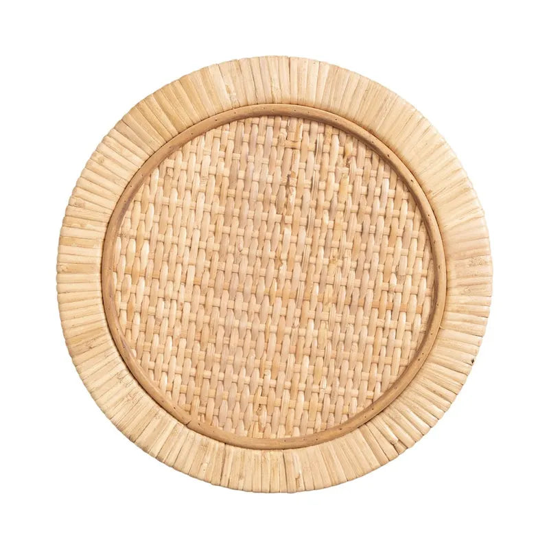 Kate and Laurel Rafina Rattan Beistelltisch - 9x9x22