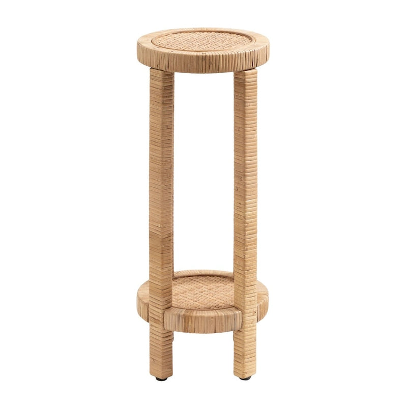 Kate and Laurel Rafina Rattan Beistelltisch - 9x9x22