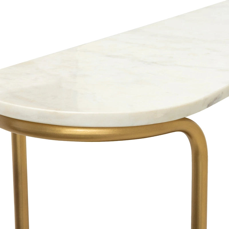 Micheale Marmor Mischtechnik Moderne Konsolentisch - 30H x 43B x 11T
