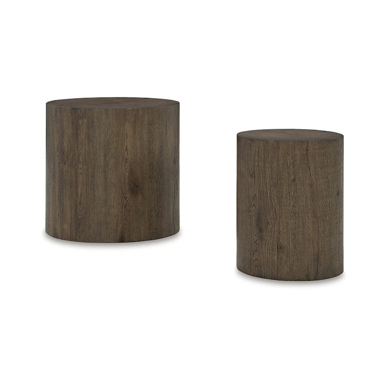 Signature Design by Ashley Cammund Brown Beistelltisch (2er-Set) – 50,8 cm B x 50,8 cm T x 51,1 cm H