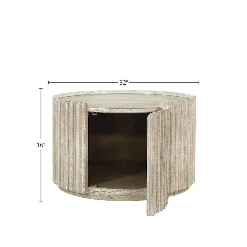 Willow Acacia runder Couchtisch