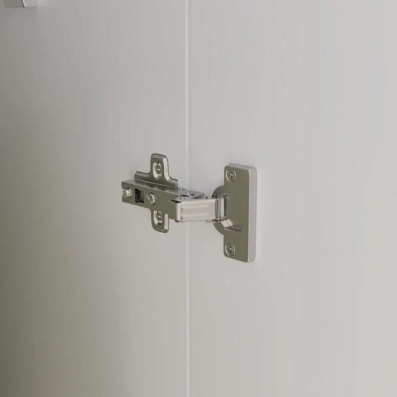 2-türiger Kleiderschrank, freistehender Schlafzimmerschrank mit Kleiderstange
