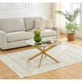 35.4 Runder Couchtisch mit Glasplatte