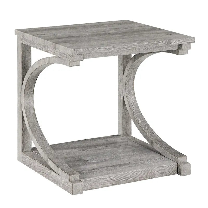Einzigartiger Couchtisch aus Massivholz mit Ablagefach