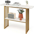 48 Wohnzimmer 2-stöckiger Konsolentisch Modern Eingangsbereich Flurtisch