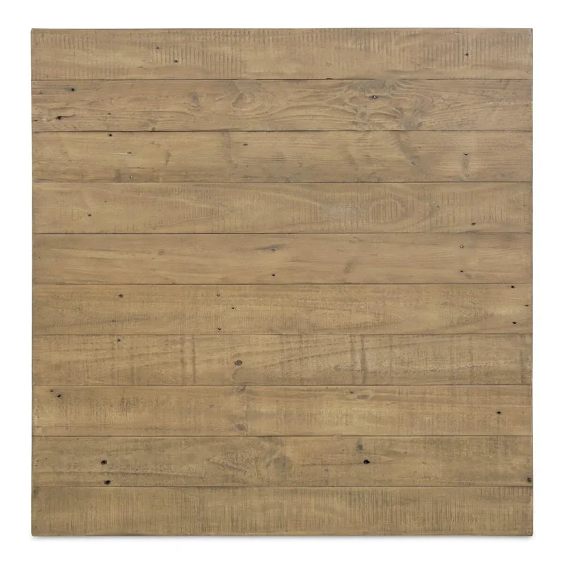 NADAAL STUDIOS Niall, quadratischer Couchtisch aus Holz, Braun - 80 x 80 x 40,6 cm