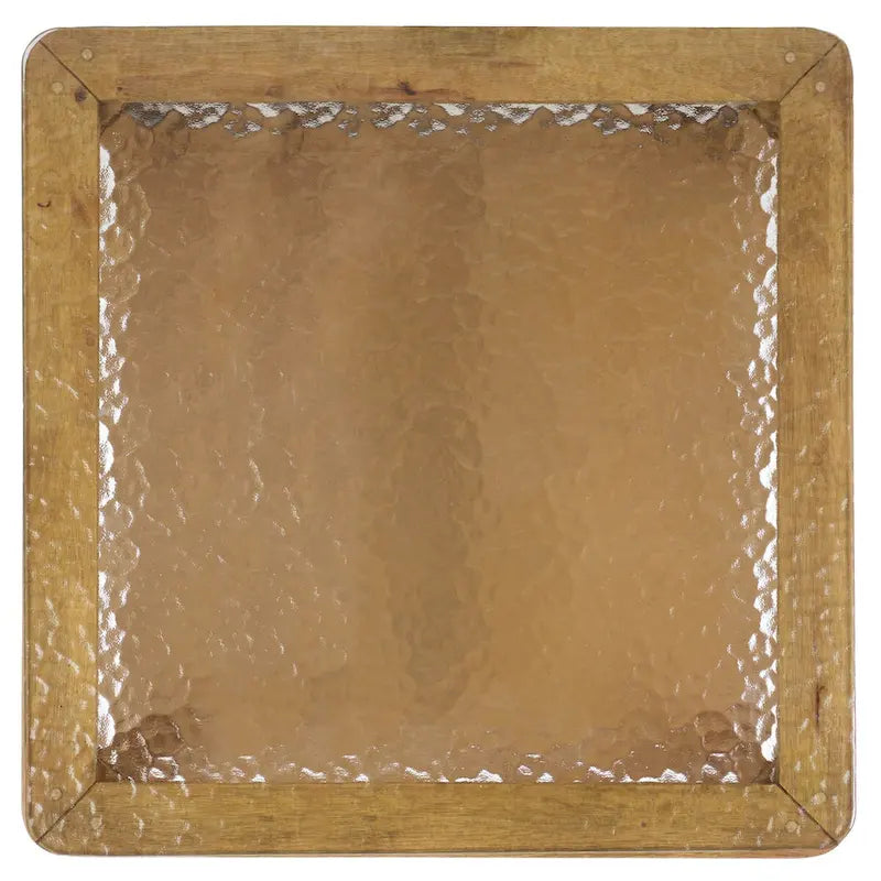 SAFAVIEH Couture Benecarlo Beistelltisch mit Glasplatte – 56 B x 56 T x 53 H cm