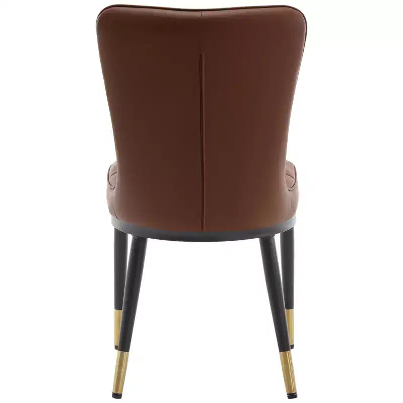 Bekrvio Esszimmerstühle 6er-Set, moderne gepolsterte Kunstledersitze mit hoher Rückenlehne, Metallbeine, armlose Küchenstühle für Wohn- und Esszimmer