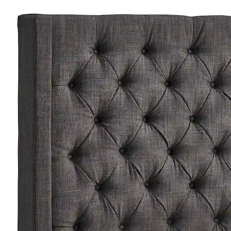 Naples Button-Tufted Wingback-Kopfteil ohne Bettgestell von iNSPIRE Q Artisan