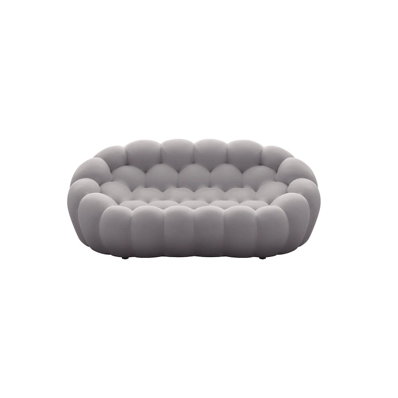 2-Sitzer Blasen-Sofa, geschwungen, Wabenform mit 3D-Textilgewebe für Wohnzimmer, Salon, Apartment