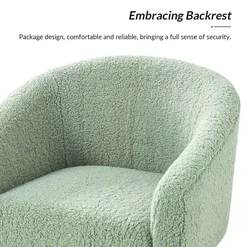 Sheila Moderner 30 W Bouclé-Sessel mit Massivholzbeinen, 2er-Set von HULALA HOME