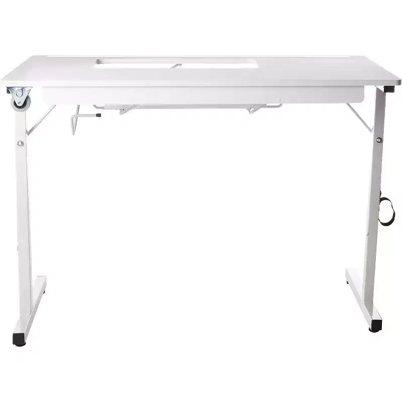 SewingRite SewStation 101 Tragbarer Klappnähtisch mit Stahlbeinen, Weiß – Perfekt für Zuhause, Büro und Geschäft